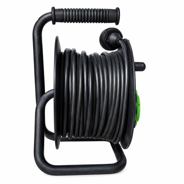 Подовжувач на котушці ECOLIGHT 30 м (2х2.5 мм&sup2;) ЕКП-0108-0009 ECOLIGHT 30м (2х2.5 мм&sup2;) фото